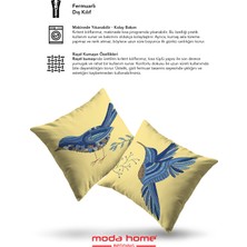 Moda Home Bedding Kırlent,dolgulu Kırlent,baskılı Kırlent,dekorasyon Kırlent(2 Adet) Set5