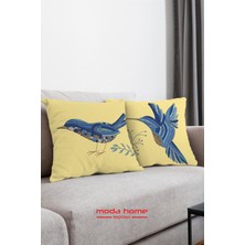 Moda Home Bedding Kırlent,dolgulu Kırlent,baskılı Kırlent,dekorasyon Kırlent(2 Adet) Set5