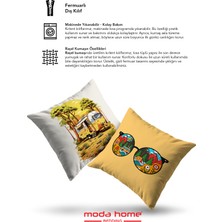 Moda Home Bedding Kırlent,dolgulu Kırlent,baskılı Kırlent,dekorasyon Kırlent(2 Adet) SET13