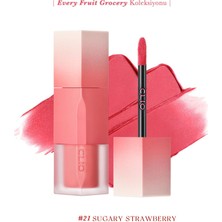 Pürüzsüz ve Kadifemsi Dokulu, Doğal Görünüm Sunan Tint CLIO Chiffon Blur Tint (21 Sugary Strawberry)