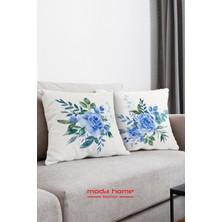 Moda Home Bedding Kırlent,dolgulu Kırlent,baskılı Kırlent,dekorasyon Kırlent(2 Adet) SET12