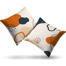 Moda Home Bedding Kırlent,dolgulu Kırlent,baskılı Kırlent,dekorasyon Kırlent(2 Adet) Set8