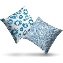 Moda Home Bedding Kırlent,dolgulu Kırlent,baskılı Kırlent,dekorasyon Kırlent(2 Adet) Set3