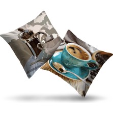 Moda Home Bedding Kırlent,dolgulu Kırlent,baskılı Kırlent,dekorasyon Kırlent(2 Adet) Set6