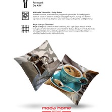 Moda Home Bedding Kırlent,dolgulu Kırlent,baskılı Kırlent,dekorasyon Kırlent(2 Adet) Set6