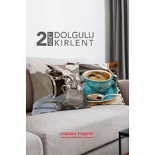Moda Home Bedding Kırlent,dolgulu Kırlent,baskılı Kırlent,dekorasyon Kırlent(2 Adet) Set6