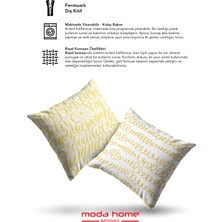 Moda Home Bedding Kırlent,dolgulu Kırlent,baskılı Kırlent,dekorasyon Kırlent(2 Adet) Set2