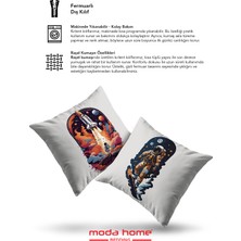 Moda Home Bedding Kırlent,dolgulu Kırlent,baskılı Kırlent,dekorasyon Kırlent(2 Adet) Set1