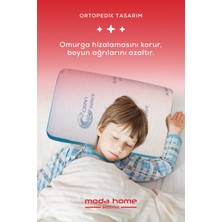Moda Home Bedding 2 Adet Visco Comfy Çocuk Yastığı MAVİ, Visco yastık, Ortopedik yastık