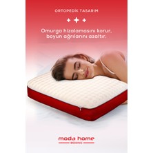 Moda Home Bedding Visco Bubbli Tombik Yastık BORDO , Visco yastık, Ortopedik yastık
