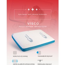 Moda Home Bedding Visco Comfy Çocuk Yastığı Mavi, Visco Yastık, Ortopedik Yastık
