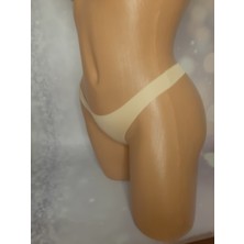 Shine Elegance 3'lü Lazer Kesim Ten Rengi Tanga Külot