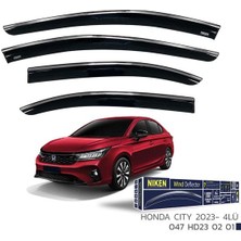 Honda city cam rüzgarlığı kromlu niken 2021+