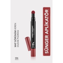 Flormar Hafif Yapılı Mat Dudak Pudrası (Pembe) - Lightweight Lip Powder - 006 Precious - 8682536007481