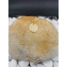 Has Altın Kaplama Işlemeli Tasarım Tilki 925K Kolye