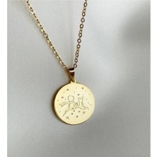 Has Altın Kaplama Küçük Prens 925K Kolye