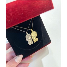 925 Ayar Gümüş Çift Cedric Chen Sevgili Kolye