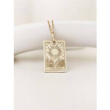 925 Ayar Gümüş The Sun Tarot Kolye