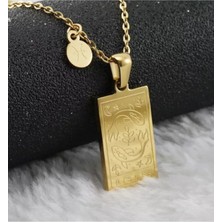 925 Ayar Gümüş Balık Burcu Tarot Kolye