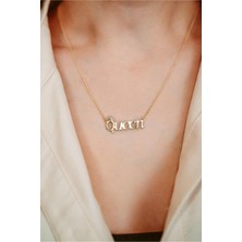 925 Ayar Gümüş Queen Kolye