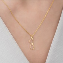 Gümüş Gözlük Kolye