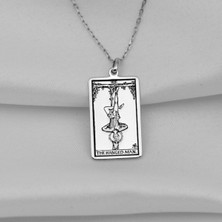 925K Kolye Tarot (The Hanged Man) Asılan Adam
