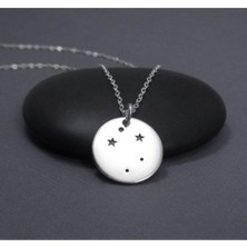 925 Ayar Gümüş Terazi Burcu Takım Yıldızı Kolye