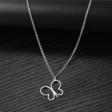 925 Ayar Gümüş Kelebek Kolye