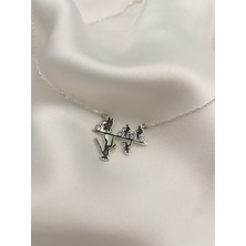 925 Ayar Gümüş Stranger Things Kolye