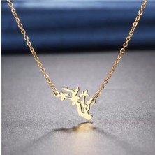 925 Ayar Gümüş Dal Kolye