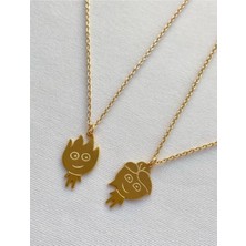 925 Ayar Gümüş Ateş ve Su Kolye