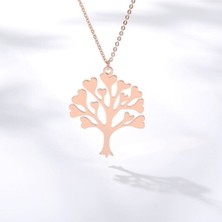 925 Ayar Gümüş Aşk Ağacı Kolye