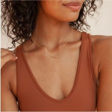 Has Altın Kaplama Sonsuzluk Bağ 925K Kolye