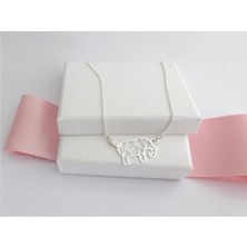 925K Kolye Fil Origami