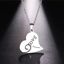 925 Ayar Gümüş Love Kolye