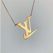 925 Ayar Gümüş Lv Kolye