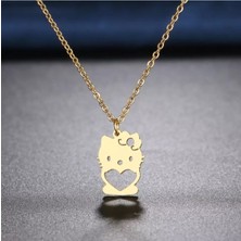 925 Ayar Gümüş Hello Kitty Kolye