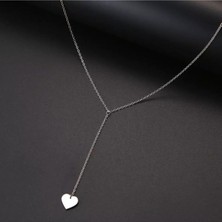 925 Ayar Gümüş Kalp Kolye