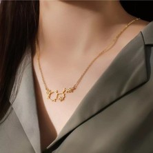 925 Ayar Gümüş Çiçek Model Serotonin Hormon Kolye