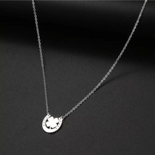 925 Ayar Gümüş At Nalı ve Yonca Kolye