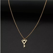 925 Ayar Gümüş Ayıcık Tasarım Anahtar Kolye