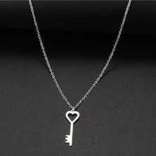 925 Ayar Gümüş Anahtar Kolye