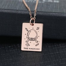 925 Ayar Gümüş The Magician Tarot Kolye