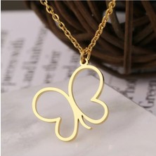 925 Ayar Gümüş Kelebek Kolye