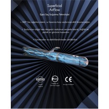 UBASED Air Duo Grande- 2'si1 Soğutmalı Saç Şekillendirici -Black Rose -Titanyum Plaka