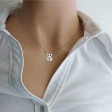 925 Ayar Gümüş Arı Kolye