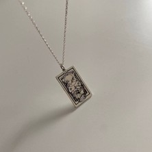 925 Ayar Gümüş La Luna Kolye