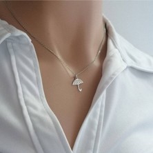 925 Ayar Gümüş Şemsiye Kolye