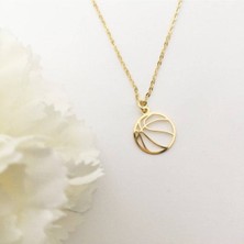 925 Ayar Gümüş Basketbol Kolye