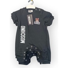 Woops Baby Marka Moşino Desen Çıtçıtlı Tulum Unisex 6-24 Ay